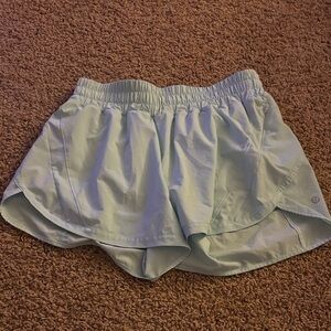 Light blue lululemon shorts
